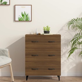 Oak brown engineered wood sideboard 69.5x34x90 cm by vidaXL, Sideboards - Ref: Foro24-817350, Price: 77,22 €, Discount: %