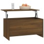 Mesa de centro contrachapada marrón roble 102x55,5x52,5 cm de vidaXL, Mesas de centro - Ref: Foro24-819268, Precio: 57,05 €, ...