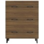 Aparador de madera de ingeniería marrón roble 69,5x34x90 cm de vidaXL, Aparadores - Ref: Foro24-817350, Precio: 78,05 €, Desc...