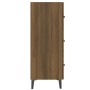 Aparador de madera de ingeniería marrón roble 69,5x34x90 cm de vidaXL, Aparadores - Ref: Foro24-817350, Precio: 78,05 €, Desc...