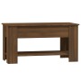 Engineered wood brown oak coffee table 101x49x52 cm by vidaXL, Coffee table - Ref: Foro24-819274, Price: 85,40 €, Discount: %