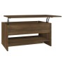 Brown oak plywood coffee table 80x50x40 cm by vidaXL, Coffee table - Ref: Foro24-819298, Price: 76,46 €, Discount: %