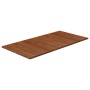 Encimera baño madera maciza tratada marrón oscuro 100x50x1,5 cm de vidaXL, Encimeras - Ref: Foro24-343025, Precio: 62,84 €, D...