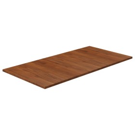 Encimera baño madera maciza tratada marrón oscuro 100x50x1,5 cm de vidaXL, Encimeras - Ref: Foro24-343025, Precio: 62,99 €, D...