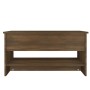 Brown oak plywood coffee table 80x50x40 cm by vidaXL, Coffee table - Ref: Foro24-819298, Price: 76,46 €, Discount: %