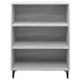 Sonoma gray plywood sideboard 69.5x32.5x90 cm by vidaXL, Sideboards - Ref: Foro24-817379, Price: 45,11 €, Discount: %