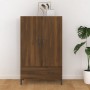 Tall oak brown plywood sideboard 70x31x115 cm by vidaXL, Sideboards - Ref: Foro24-817476, Price: 77,51 €, Discount: %