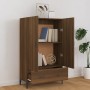 Tall oak brown plywood sideboard 70x31x115 cm by vidaXL, Sideboards - Ref: Foro24-817476, Price: 77,51 €, Discount: %