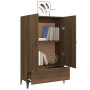 Aparador alto de madera contrachapada marrón roble 70x31x115 cm de vidaXL, Aparadores - Ref: Foro24-817476, Precio: 80,99 €, ...