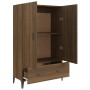 Aparador alto de madera contrachapada marrón roble 70x31x115 cm de vidaXL, Aparadores - Ref: Foro24-817476, Precio: 80,99 €, ...