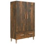 Aparador madera contrachapada roble ahumado 70x31x115 cm de vidaXL, Aparadores - Ref: Foro24-817471, Precio: 74,09 €, Descuen...