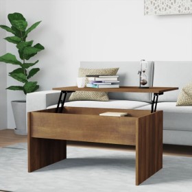 Oak brown plywood coffee table 80x50.5x41.5cm by vidaXL, Coffee table - Ref: Foro24-819289, Price: 65,03 €, Discount: %