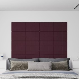 Wall panels 12 pcs purple fabric 90x30 cm 3.24 m² by vidaXL, Wall covering - Ref: Foro24-344120, Price: 67,05 €, Discount: %