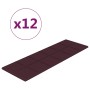 Paneles de pared 12 uds tela morado 90x30 cm 3,24 m² de vidaXL, Recubrimiento de paredes - Ref: Foro24-344120, Precio: 67,05 ...