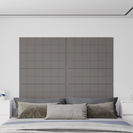 Wall panels 12 pcs light gray fabric 90x30 cm 3.24 m² by vidaXL, Wall covering - Ref: Foro24-344115, Price: 67,05 €, Discount: %