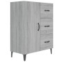 Aparador de madera de ingeniería gris Sonoma 69,5x34x90 cm de vidaXL, Aparadores - Ref: Foro24-817355, Precio: 83,90 €, Descu...