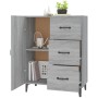 Aparador de madera de ingeniería gris Sonoma 69,5x34x90 cm de vidaXL, Aparadores - Ref: Foro24-817355, Precio: 83,90 €, Descu...