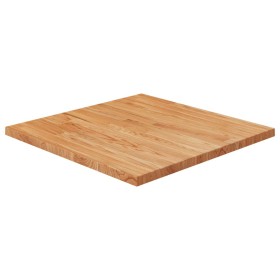 Square oak wood table top, light brown, 60x60x2.5 cm by vidaXL, Table tops - Ref: Foro24-343030, Price: 61,71 €, Discount: %