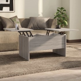 Mesa de centro madera contrachapada gris Sonoma 80x50x42,5 cm de vidaXL, Mesas de centro - Ref: Foro24-819294, Precio: 64,25 ...