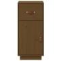 Aparador de madera maciza de pino marrón miel 34x40x75 cm de vidaXL, Aparadores - Ref: Foro24-820125, Precio: 56,07 €, Descue...