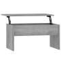 Mesa de centro madera de ingeniería gris Sonoma 80x50,5x41,5 cm de vidaXL, Mesas de centro - Ref: Foro24-819288, Precio: 62,8...