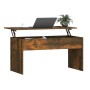 Smoked oak plywood coffee table 102x50.5x52.5 cm by vidaXL, Coffee table - Ref: Foro24-819284, Price: 55,20 €, Discount: %