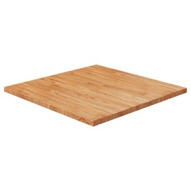 Square light brown oak wood table top 70x70x2.5 cm by vidaXL, Table tops - Ref: Foro24-343031, Price: 69,01 €, Discount: %