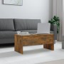 Couchtisch aus geräuchertem Eichensperrholz, 102 x 50,5 x 46,5 cm von vidaXL, Couchtisch - Ref: Foro24-819299, Preis: 80,68 €...