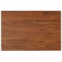 Encimera baño madera maciza tratada marrón oscuro 60x40x1,5 cm de vidaXL, Encimeras - Ref: Foro24-343026, Precio: 35,30 €, De...