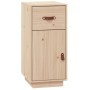 Aparador de madera maciza de pino 34x40x75 cm de vidaXL, Aparadores - Ref: Foro24-820122, Precio: 67,88 €, Descuento: %