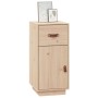 Aparador de madera maciza de pino 34x40x75 cm de vidaXL, Aparadores - Ref: Foro24-820122, Precio: 67,88 €, Descuento: %