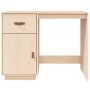 Solid pine wood desk 95x50x75 cm by vidaXL, Desks - Ref: Foro24-820102, Price: 113,67 €, Discount: %