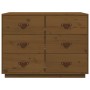 Aparador de madera maciza de pino marrón miel 100x40x75 cm de vidaXL, Aparadores - Ref: Foro24-820145, Precio: 137,59 €, Desc...