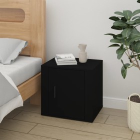 Black nightstand 50x39x47 cm by vidaXL, Lockers and storage cabinets - Ref: Foro24-816690, Price: 37,99 €, Discount: %