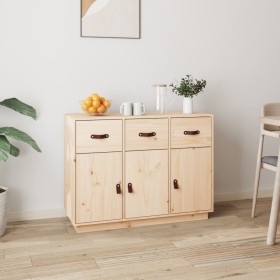 Solid pine wood sideboard 100x40x75 cm by vidaXL, Sideboards - Ref: Foro24-820147, Price: 136,54 €, Discount: %