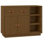 Honey brown solid pine wood sideboard 98.5x40x75 cm by vidaXL, Sideboards - Ref: Foro24-820140, Price: 177,51 €, Discount: %