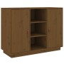 Aparador de madera maciza de pino marrón miel 100x40x75 cm de vidaXL, Aparadores - Ref: Foro24-820135, Precio: 118,99 €, Desc...