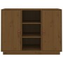 Aparador de madera maciza de pino marrón miel 100x40x75 cm de vidaXL, Aparadores - Ref: Foro24-820135, Precio: 118,99 €, Desc...