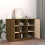 Honigbraunes Sideboard aus massivem Kiefernholz, 100 x 40 x 75 cm von vidaXL, Sideboards - Ref: Foro24-820135, Preis: 118,54 ...