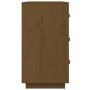 Aparador de madera maciza de pino marrón miel 80x40x75 cm de vidaXL, Aparadores - Ref: Foro24-820110, Precio: 97,19 €, Descue...