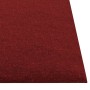 Wall panels 12 pcs red fabric 30x30 cm 1.08 m² by vidaXL, Wall covering - Ref: Foro24-343792, Price: 23,50 €, Discount: %