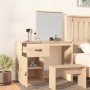 Solid pine wood dressing table 95x50x134 cm by vidaXL, Bedroom Dressers - Ref: Foro24-820087, Price: 125,99 €, Discount: %