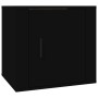 Black nightstand 50x39x47 cm by vidaXL, Lockers and storage cabinets - Ref: Foro24-816690, Price: 37,73 €, Discount: %