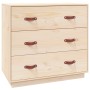 Aparador madera maciza de pino 80x40x75 cm de vidaXL, Aparadores - Ref: Foro24-820107, Precio: 106,08 €, Descuento: %