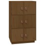 Aparador de madera maciza de pino marrón miel 67x40x108,5 cm de vidaXL, Aparadores - Ref: Foro24-820175, Precio: 114,02 €, De...