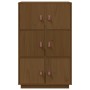 Honey brown solid pine wood sideboard 67x40x108.5 cm by vidaXL, Sideboards - Ref: Foro24-820175, Price: 114,02 €, Discount: %