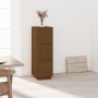 High sideboard solid honey brown pine wood 34x40x108.5 cm by vidaXL, Sideboards - Ref: Foro24-820170, Price: 104,98 €, Discou...