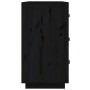 Aparador madera maciza de pino negro 80x40x75 cm de vidaXL, Aparadores - Ref: Foro24-820111, Precio: 132,04 €, Descuento: %