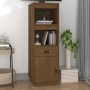 Aparador alto madera maciza de pino marrón miel 34x40x108,5 cm de vidaXL, Aparadores - Ref: Foro24-820155, Precio: 68,12 €, D...