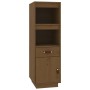 Aparador alto madera maciza de pino marrón miel 34x40x108,5 cm de vidaXL, Aparadores - Ref: Foro24-820155, Precio: 68,12 €, D...